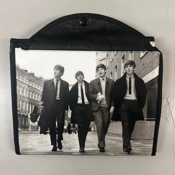 🍏🎶🆕 BEATLES REUSEABLE PACKABLE TOTE 🍏 #FML130034 - Picture 8 of 8